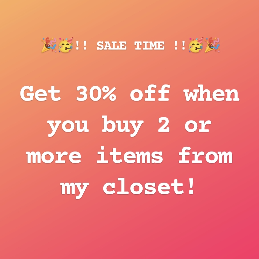 CLOSET SALE!! 🎉🥳🍾